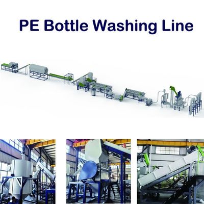 Maszyna do recyklingu plastikowych zmywarek HDPE Maszyna do recyklingu odpadów z butelek 200kw