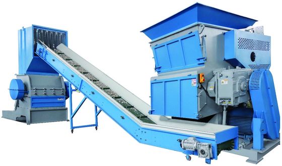 PP Jumbo Bag / Lump Plastic Granulator skomputeryzowany Plastic Shredder Granulator 800kg/Hr