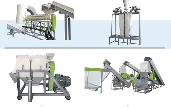 Maszyna do granulowania płatków PET 500 kg/hr Maszyna do automatycznego recyklingu granulowania z systemem SSP