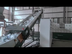 Dwuetapowy jednokrętkowy wytłaczacz Automatyczny system prania folii PE